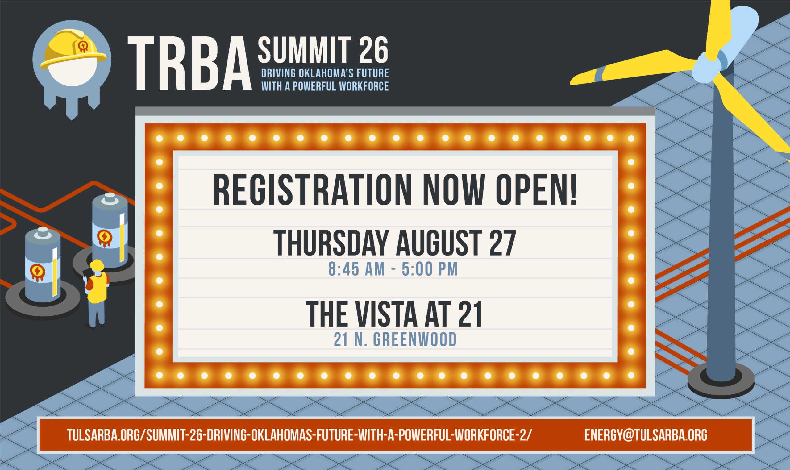 TRBA registration is open. Click to register.